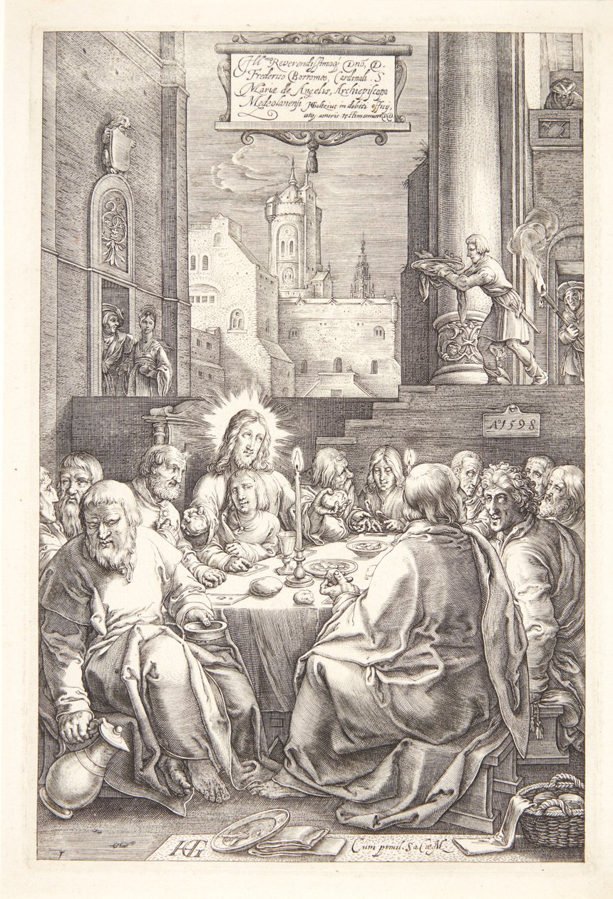 A Última Ceia de Hendrick Goltzius