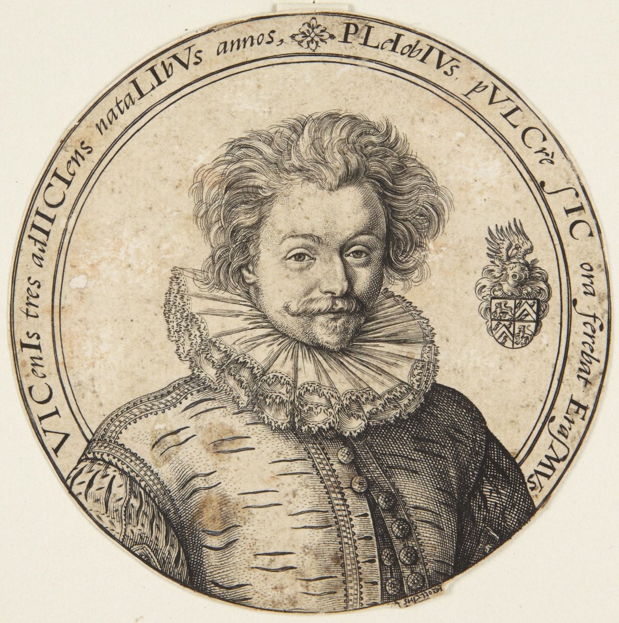 Erasmus Pleiobius de Hendrick Goltzius