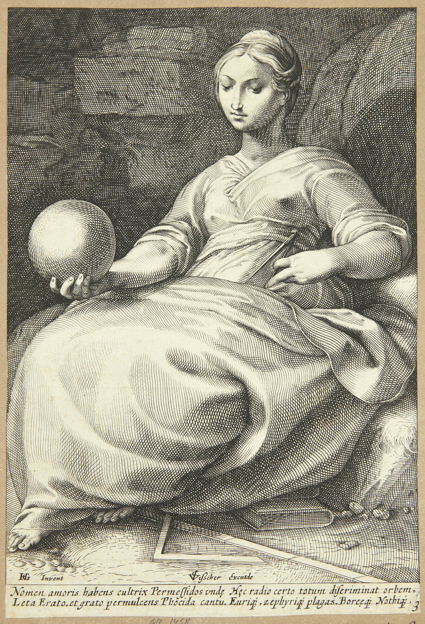 Erato de Hendrick Goltzius