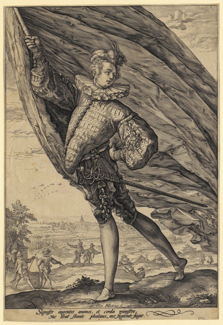 Porta-bandeira de Hendrick Goltzius