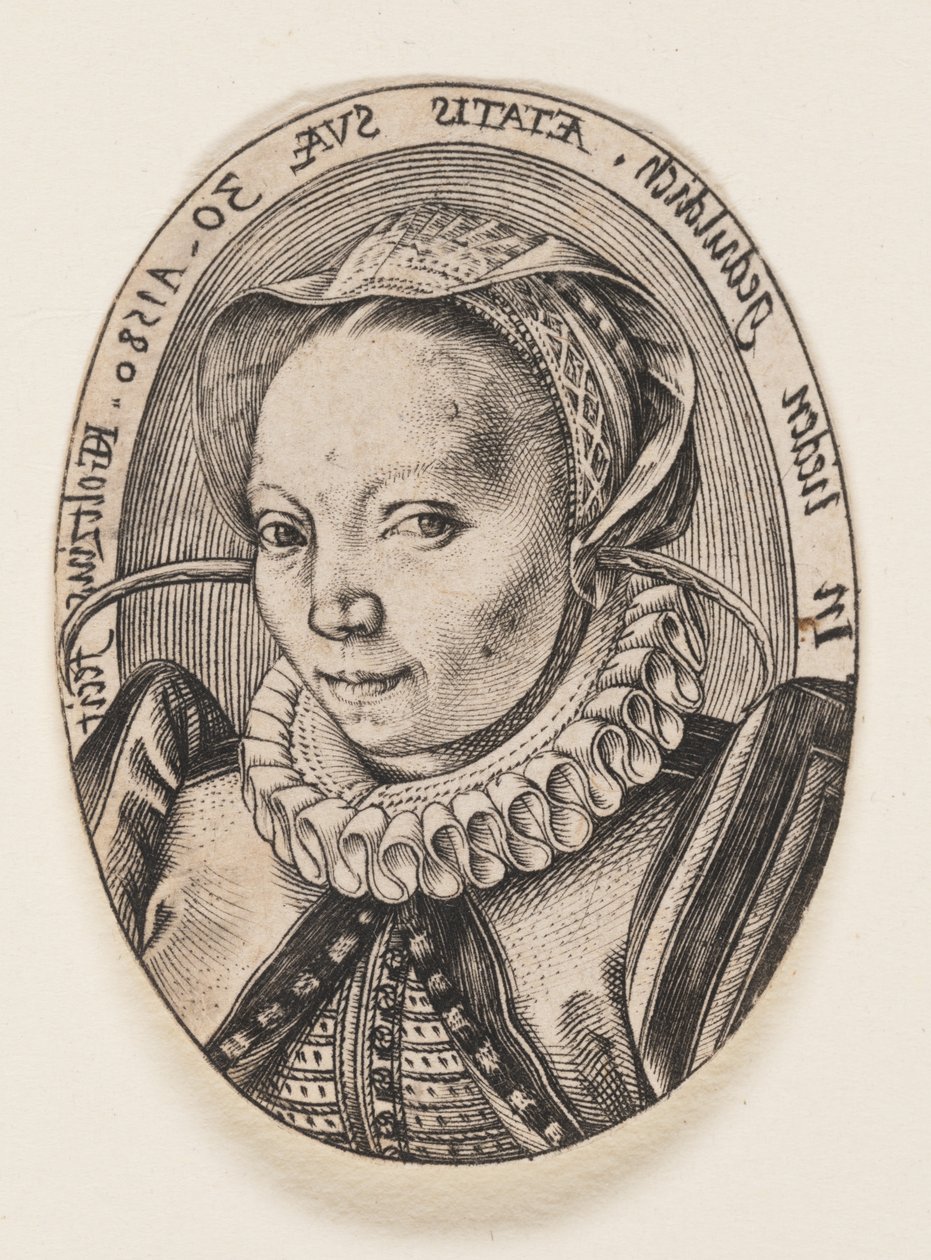 Grietgen Jansdochter, esposa do artista de Hendrick Goltzius