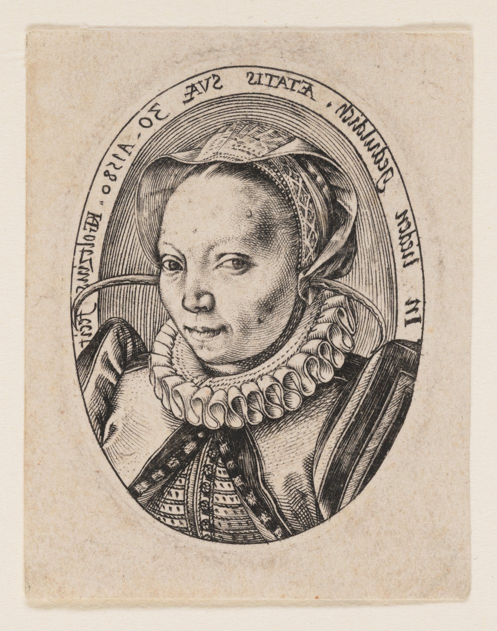 Grietgen Jansdochter, esposa do artista de Hendrick Goltzius