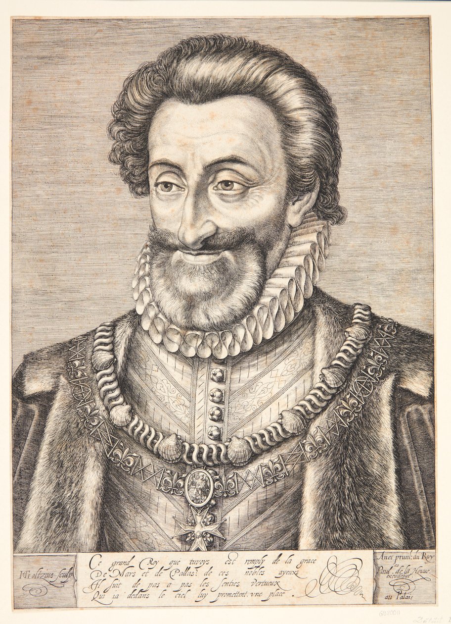 Henrique IV, rei de França de Hendrick Goltzius