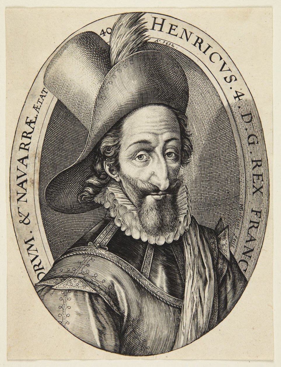 Henrique IV, rei de França de Hendrick Goltzius
