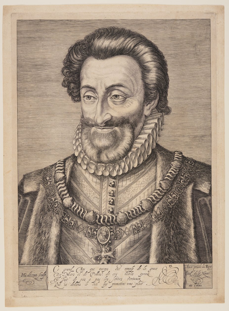 Henrique IV de França de Hendrick Goltzius