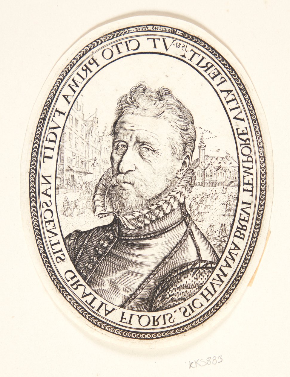 Hieronymus Scholiers de Hendrick Goltzius