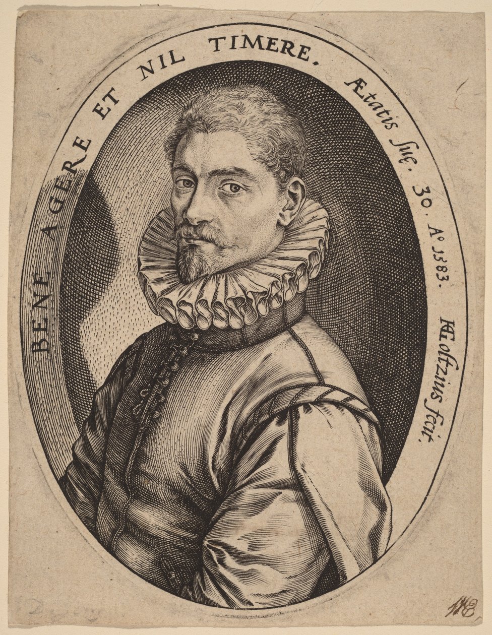 Hieronymus Scholiers de Hendrick Goltzius