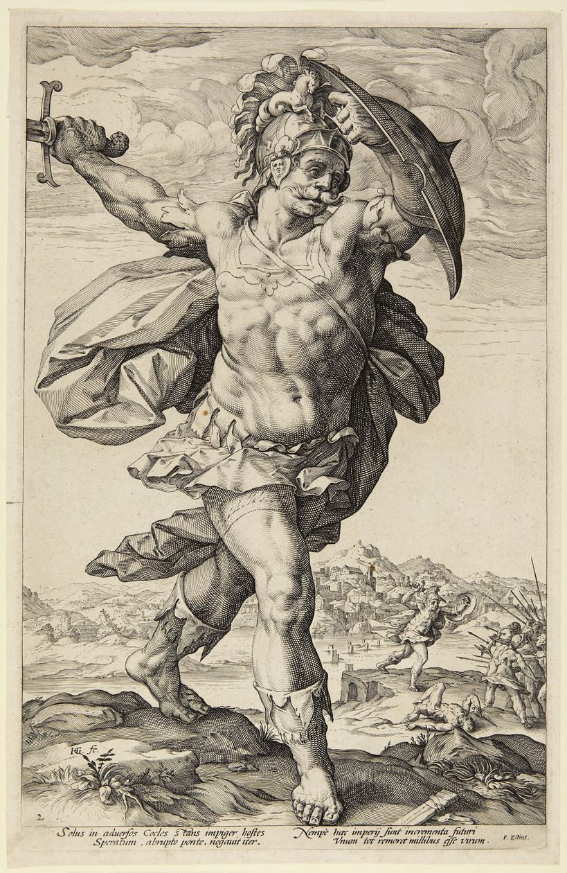 Horácio Cócles de Hendrick Goltzius