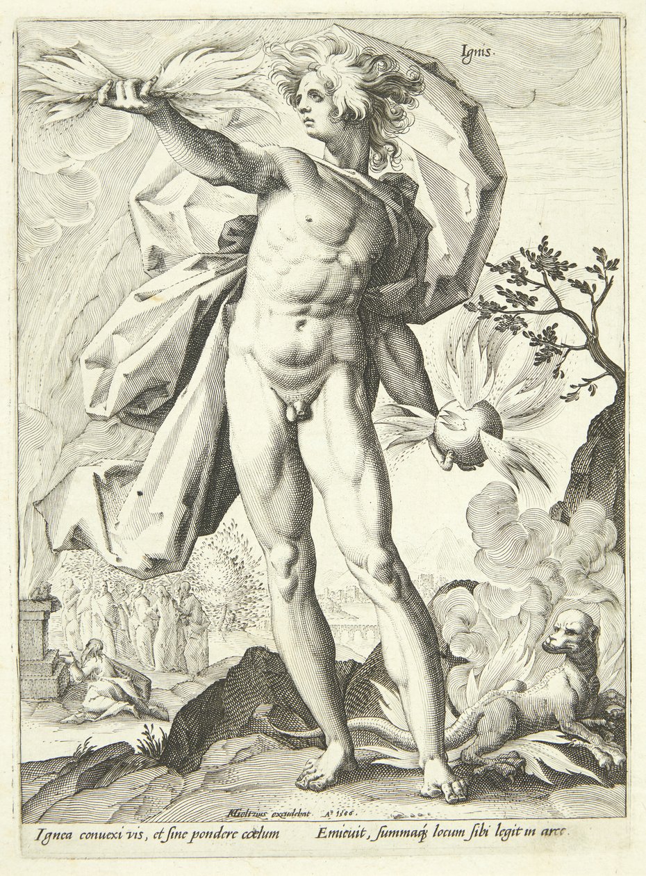 Ild (Fogo) de Hendrick Goltzius