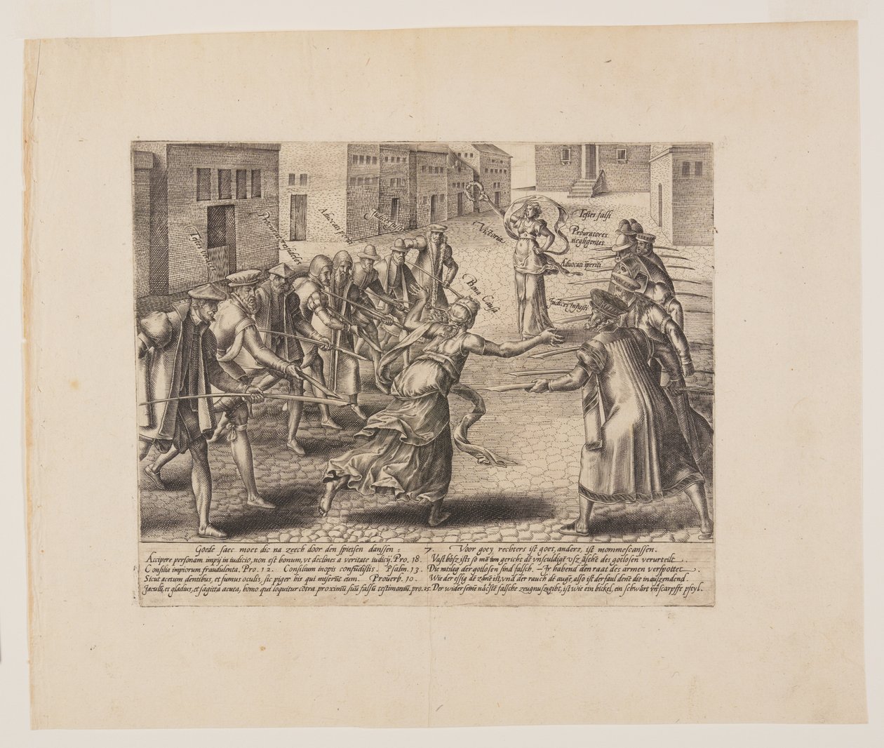 Litigância imperfeita, de Litis Abusus (Os abusos da lei) de Hendrick Goltzius