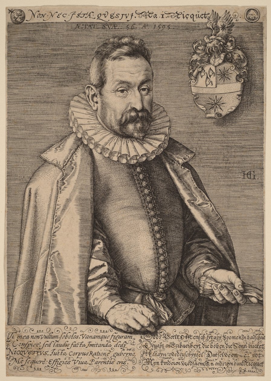 Jan Nicquet de Hendrick Goltzius