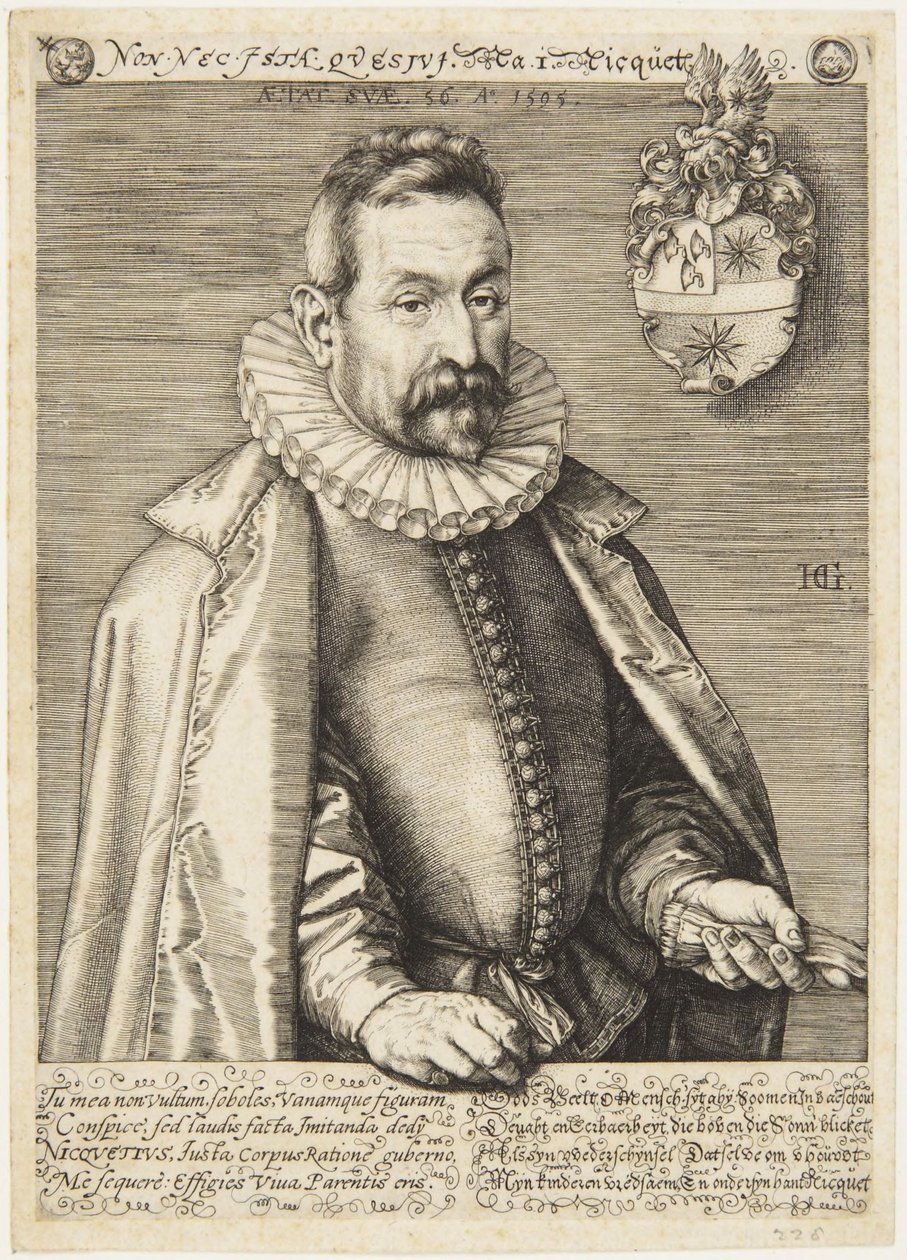 Jan Nicquet de Hendrick Goltzius