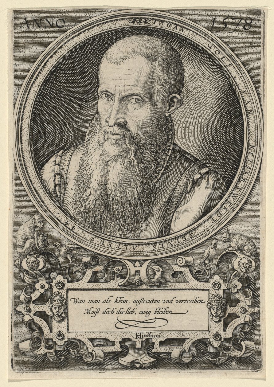 Johan Gols [Pai do Artista] de Hendrick Goltzius