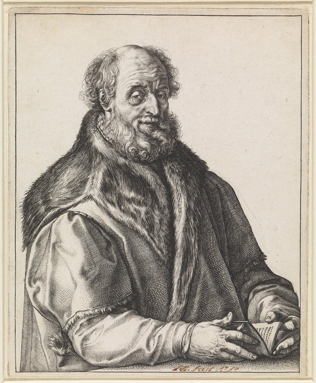 Johannes Zurenus (1517-1591) de Hendrick Goltzius