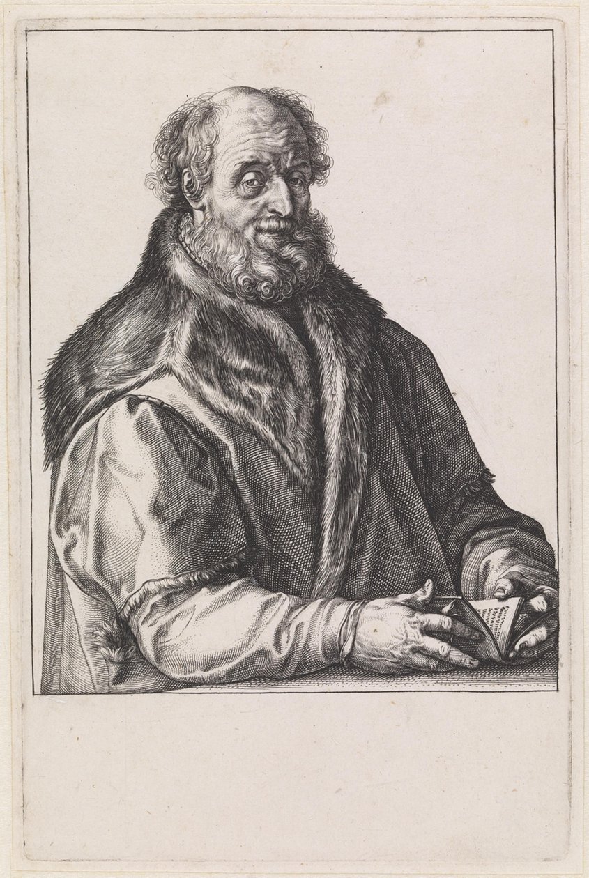 Johannes Zurenus (1517-1591) de Hendrick Goltzius