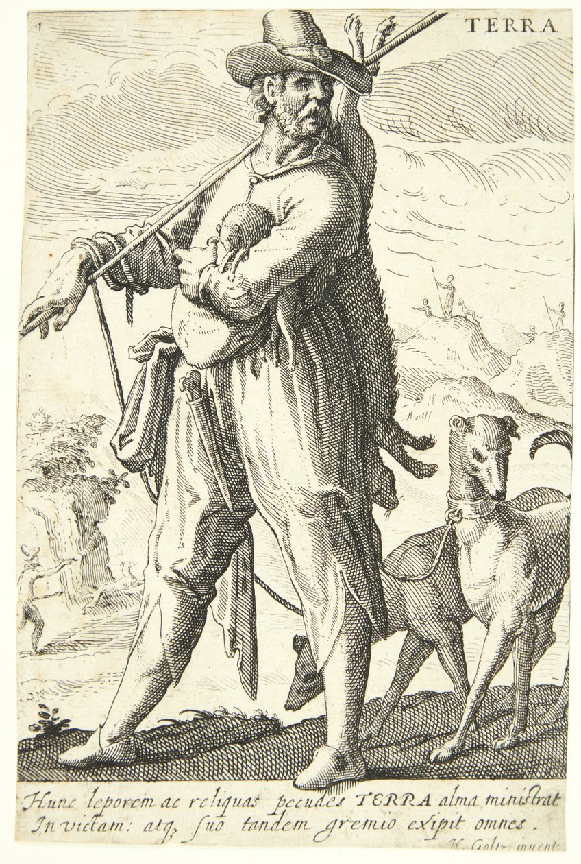 Terra (Terra) de Hendrick Goltzius