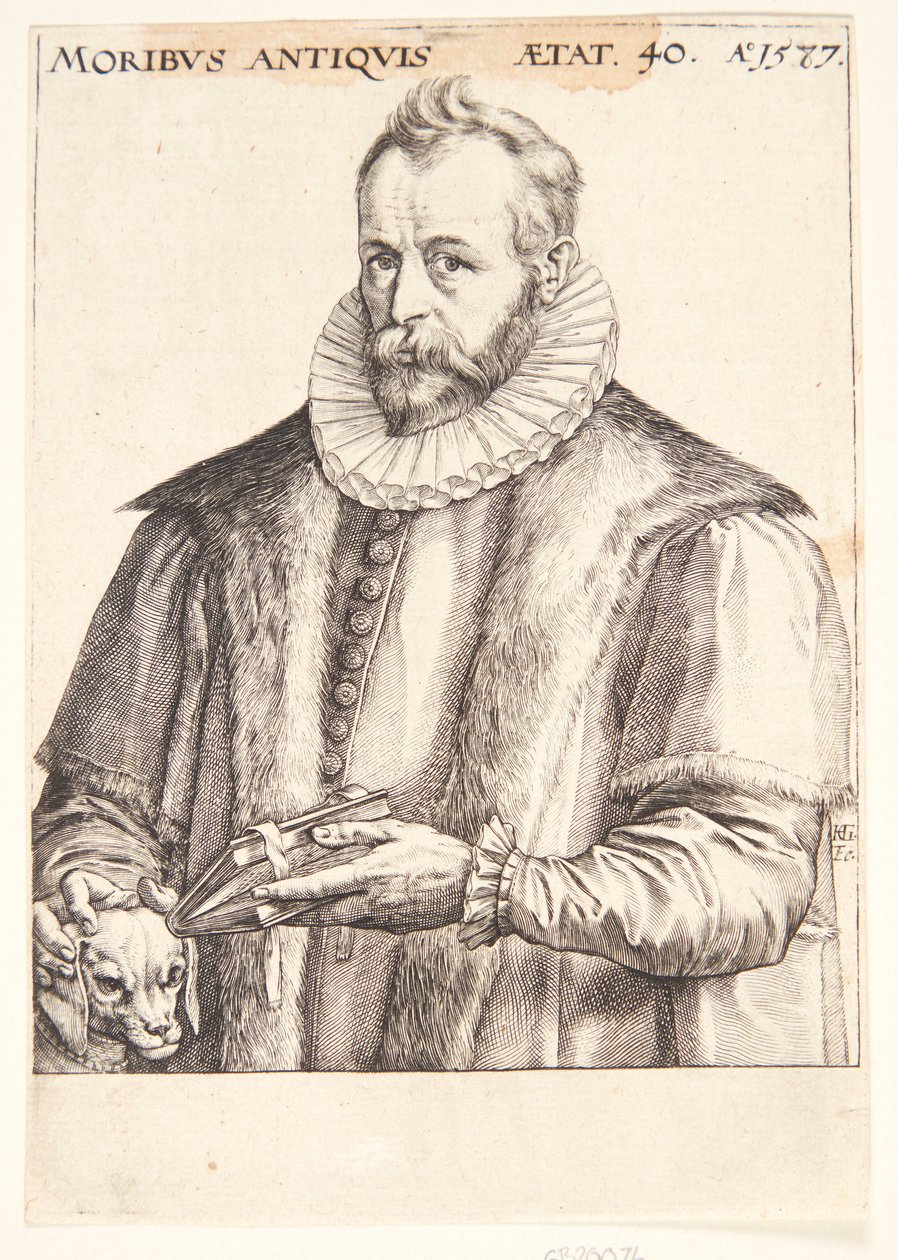 Justus Lipsius de Hendrick Goltzius