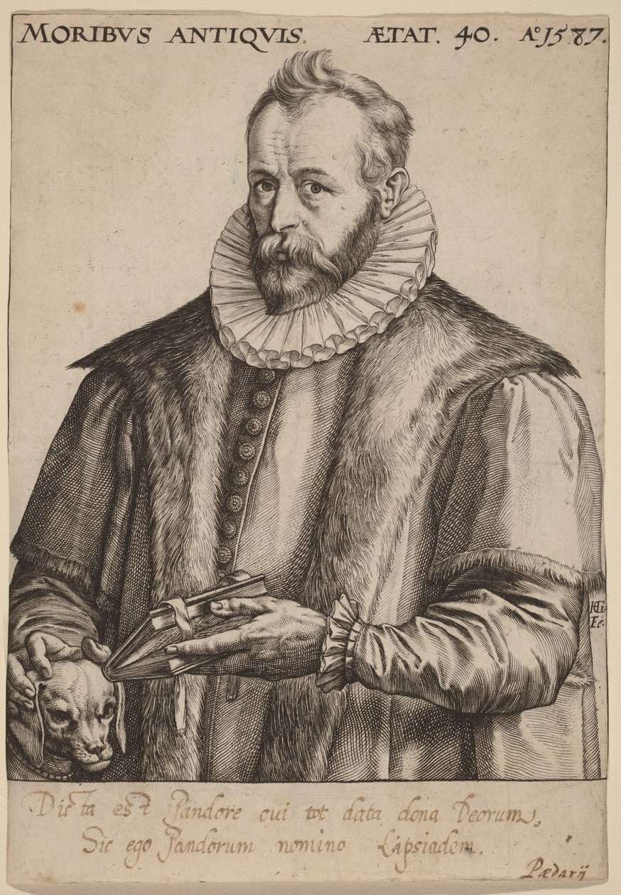 Justus Lipsius de Hendrick Goltzius