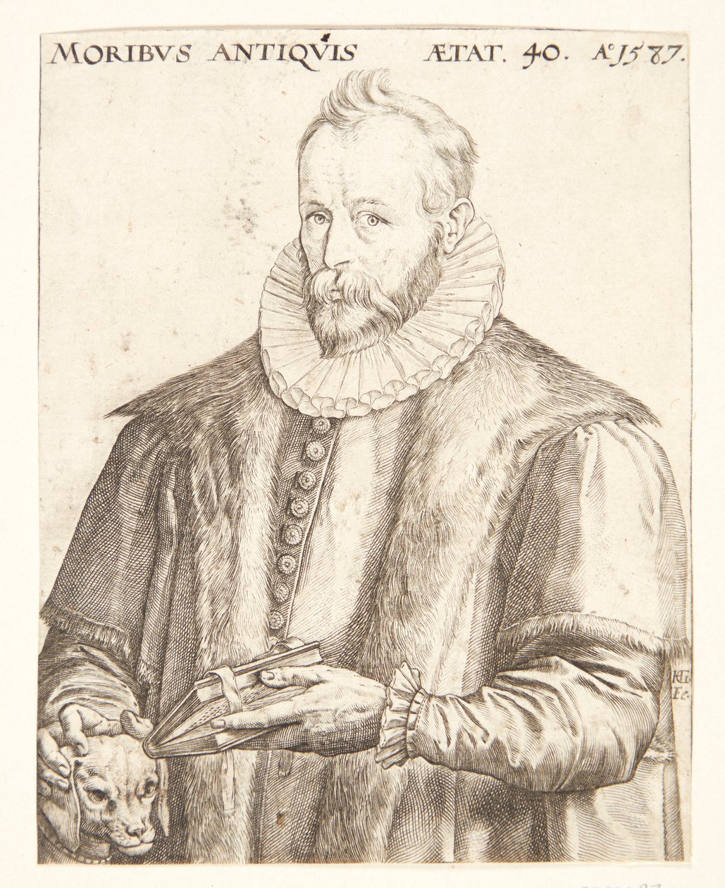 Justus Lipsius de Hendrick Goltzius