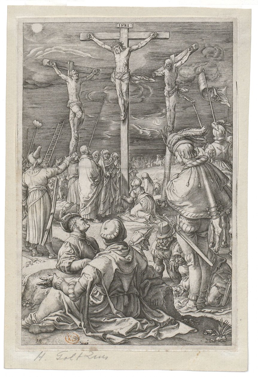 Crucificação de Hendrick Goltzius