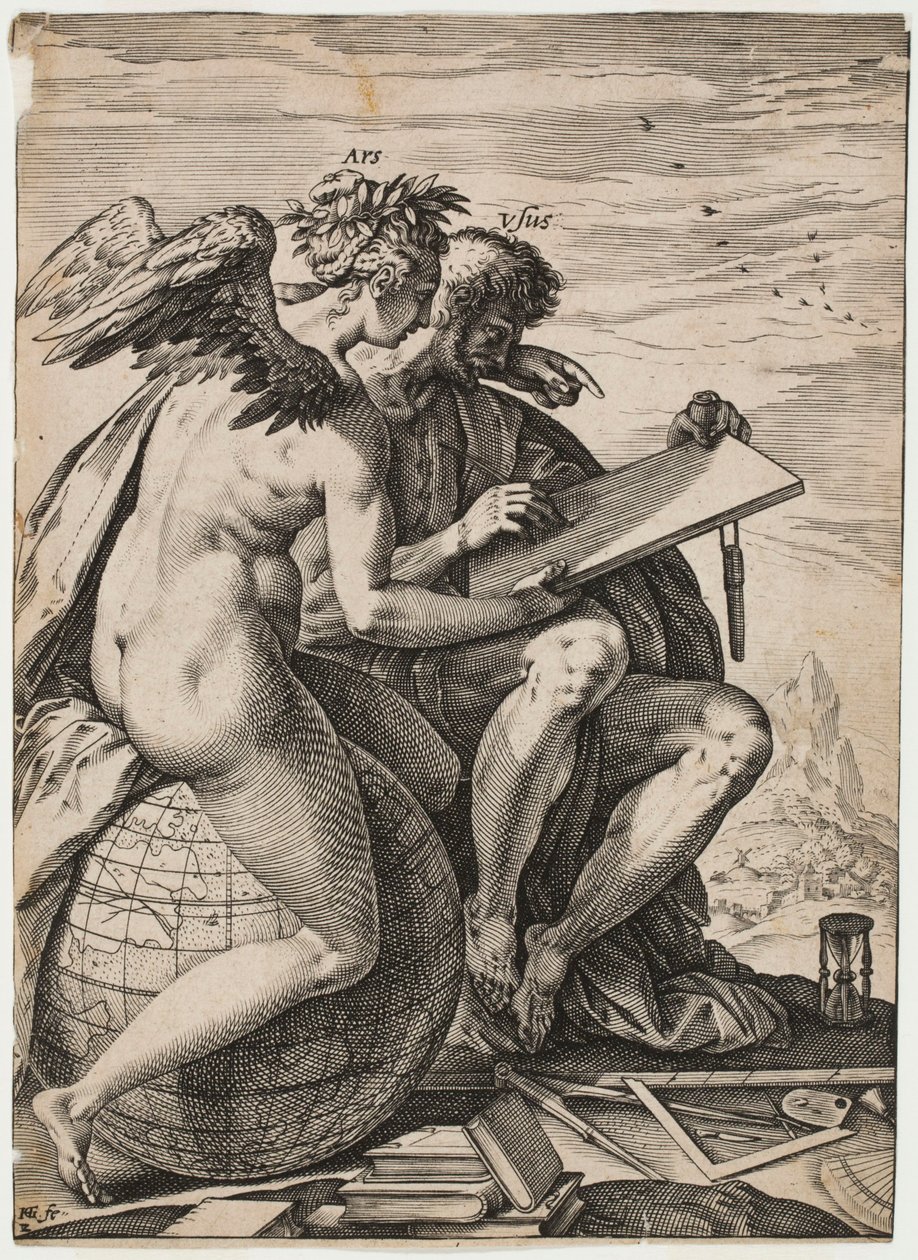 Arte e prática (Ars, Usus) de Hendrick Goltzius