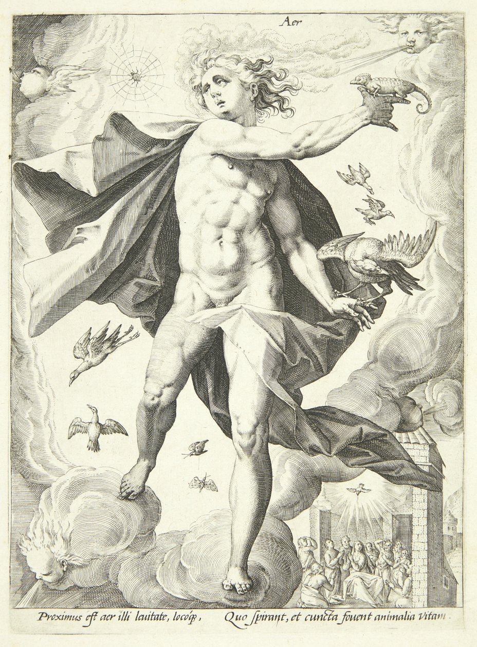 Ar (Aer) de Hendrick Goltzius