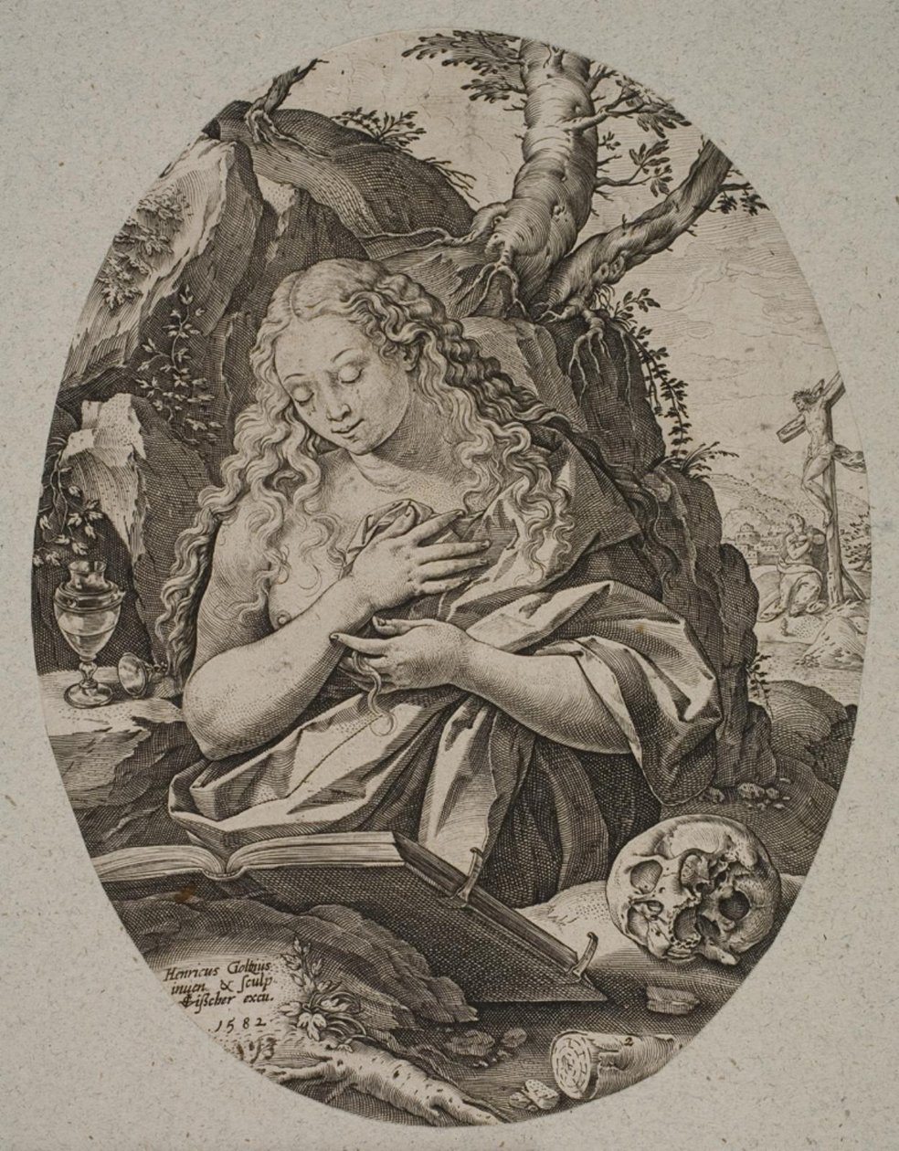 Maria Madalena de Hendrick Goltzius