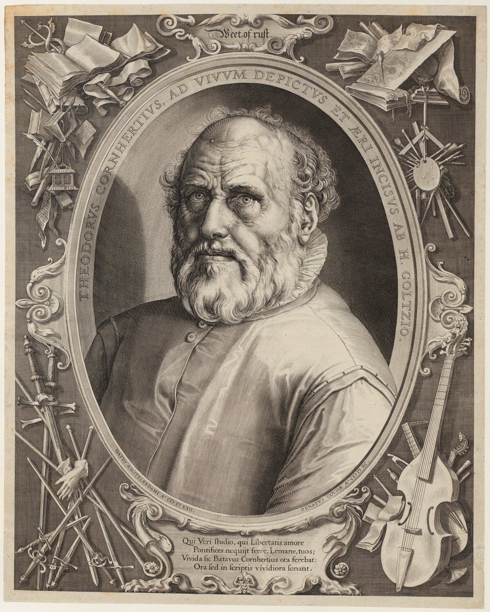 Marte e Vénus surpreendidos por Vulcano de Hendrick Goltzius
