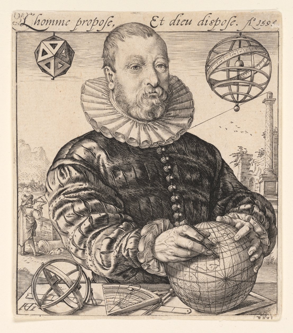 Nicolaus Petri de Deventer de Hendrick Goltzius