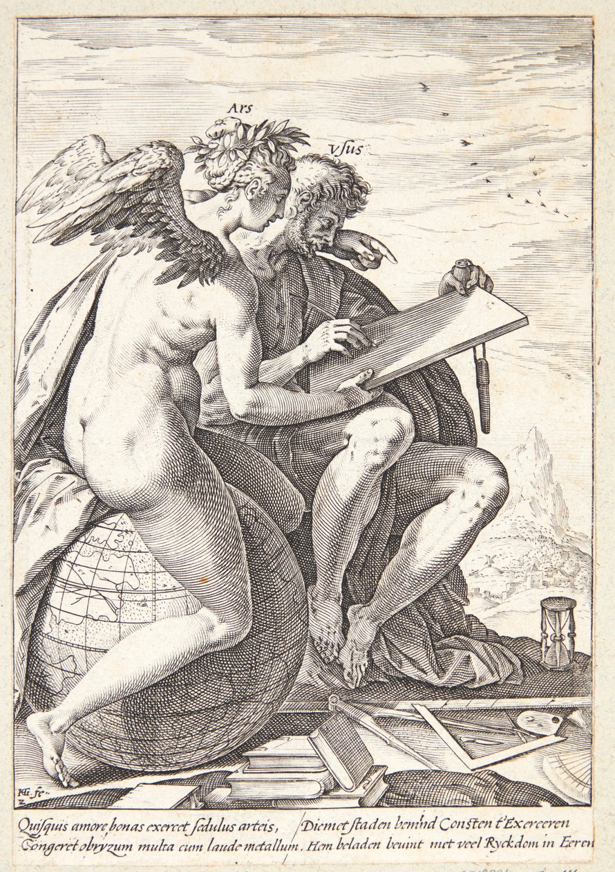 Exercício e arte de Hendrick Goltzius