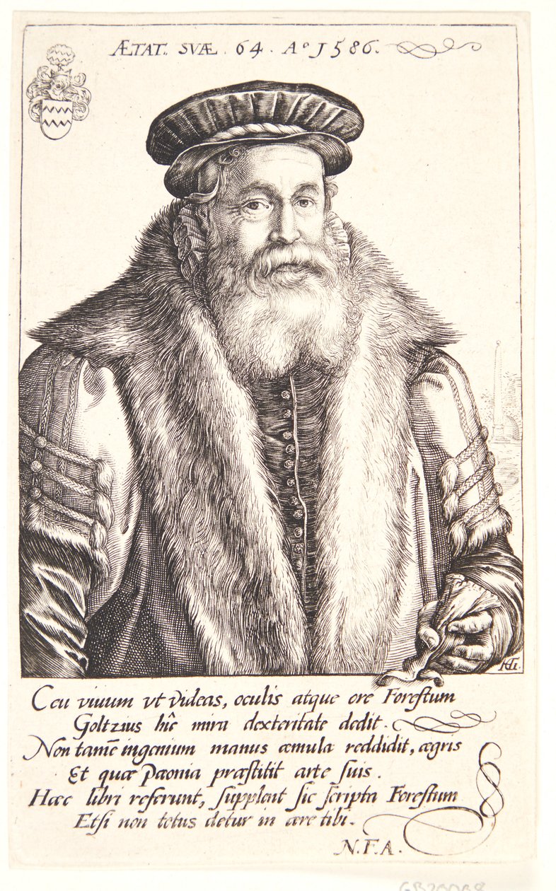 Petrus Forestus de Hendrick Goltzius