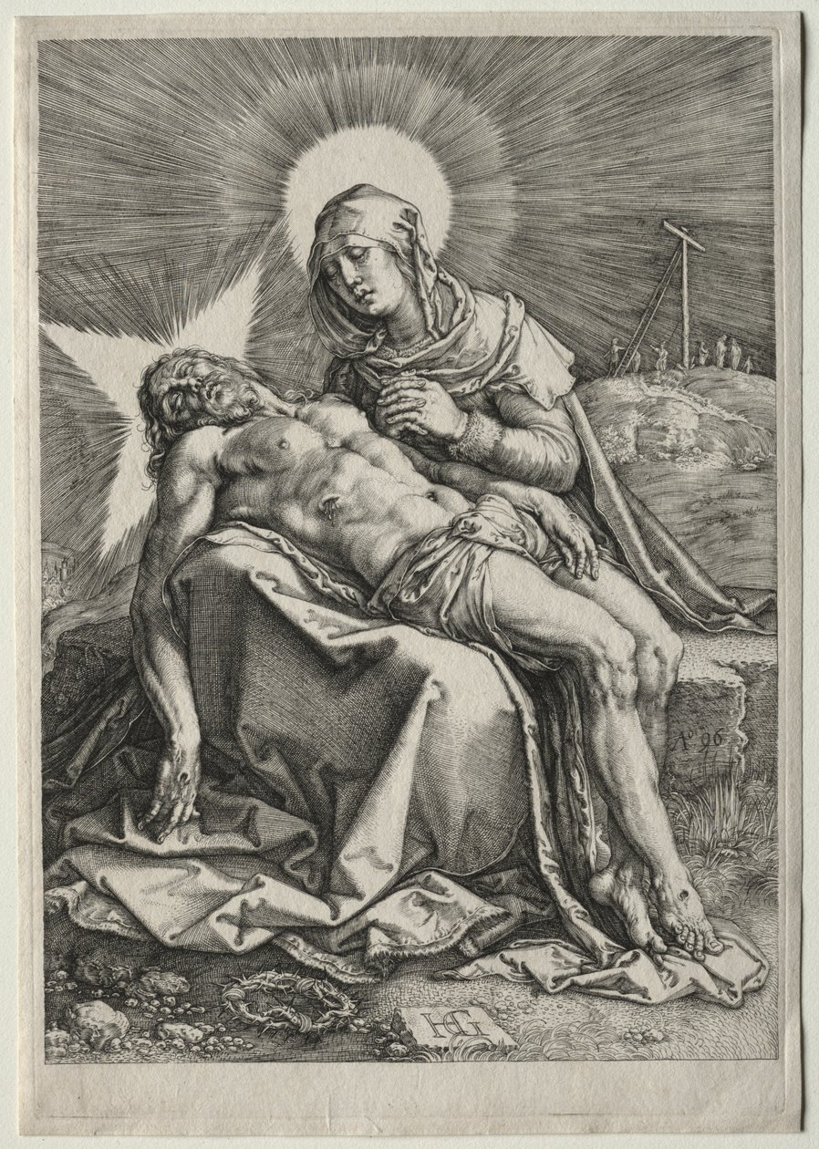 Pietá de Hendrick Goltzius
