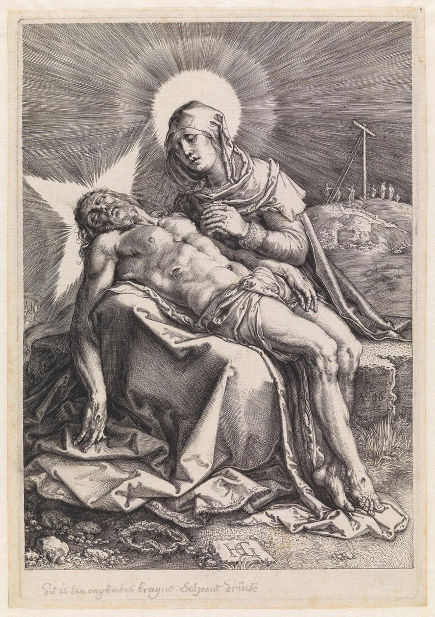 Pietà de Hendrick Goltzius