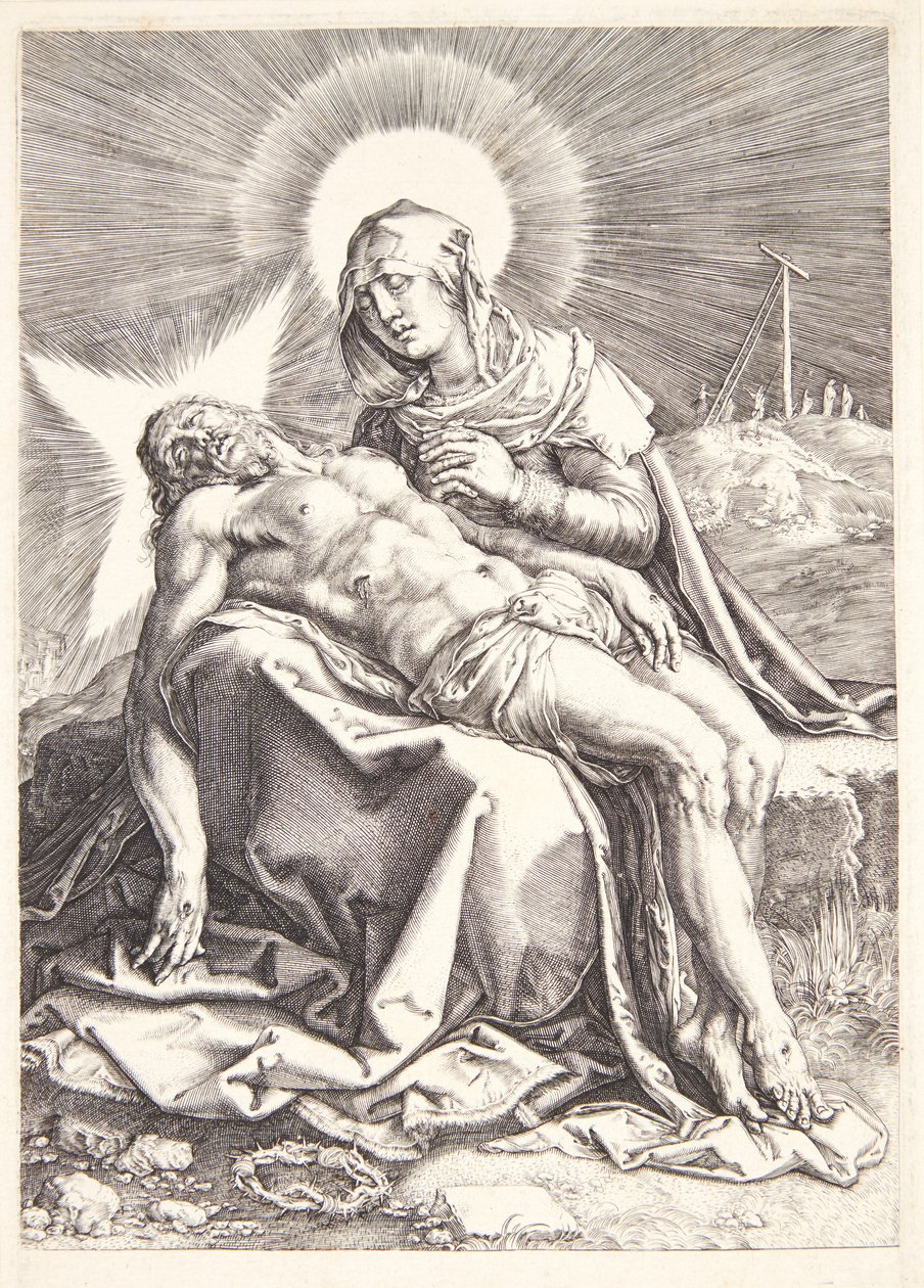 Piedade de Hendrick Goltzius