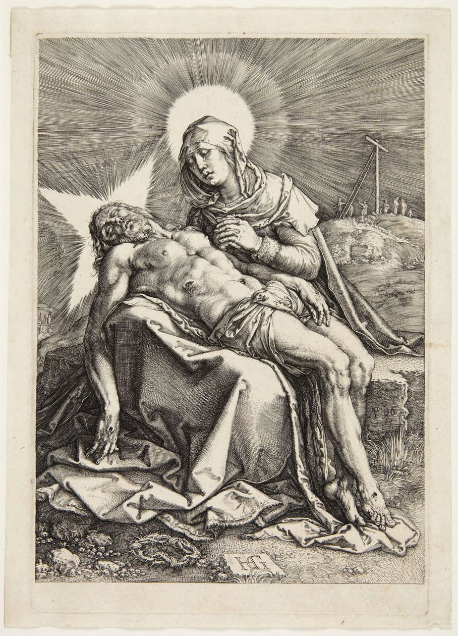 Pietà de Hendrick Goltzius