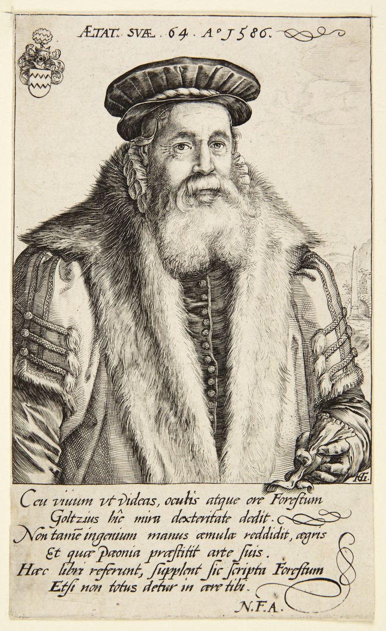 Pieter van Foreest de Hendrick Goltzius