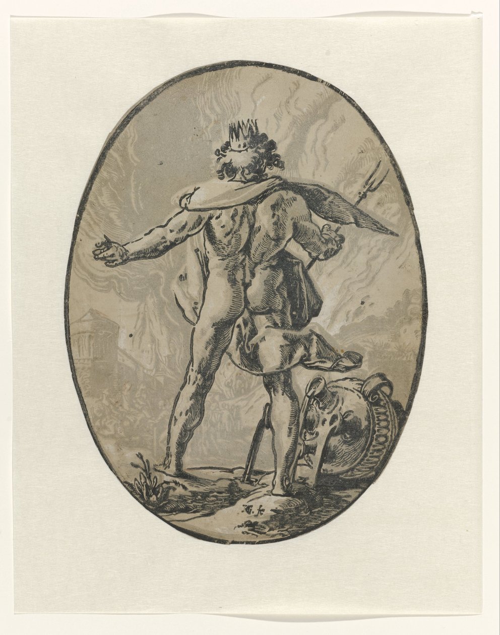 Plutão de Hendrick Goltzius