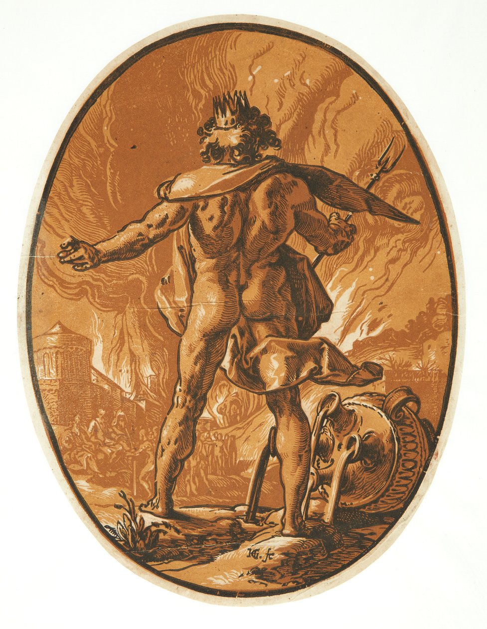 Pluto de Hendrick Goltzius
