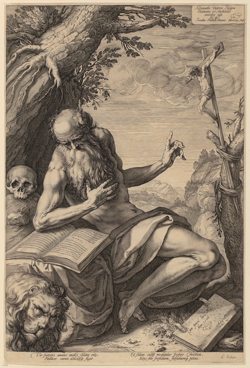 Retrato de Dirck Volckertsz. Coornhert de Hendrick Goltzius