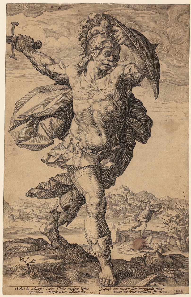 Retrato de Frederik de Vries de Hendrick Goltzius