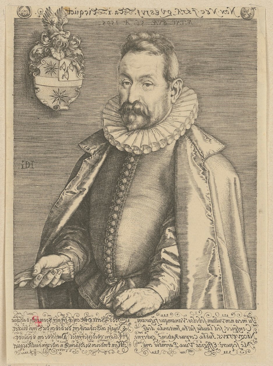 Retrato de Jan Nicquet de Hendrick Goltzius