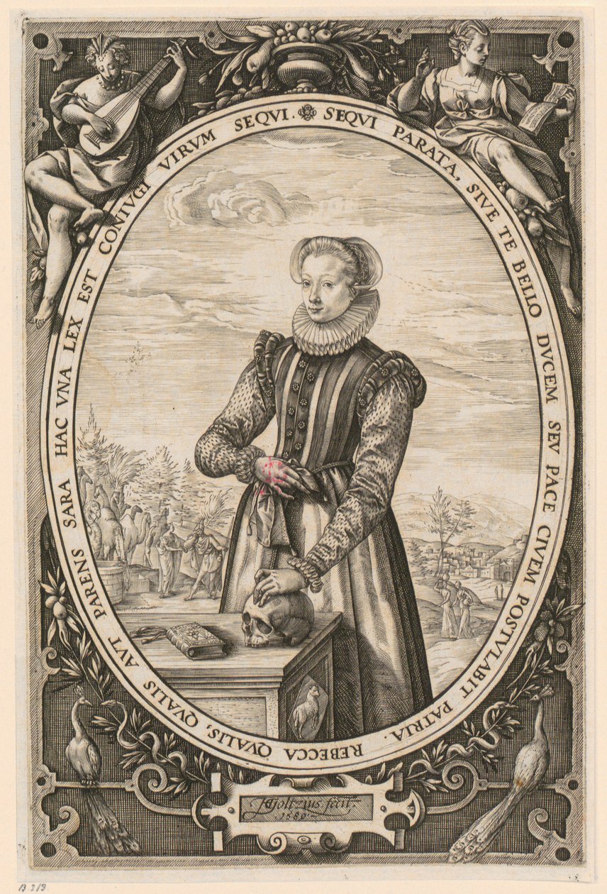 Retrato de Josina Hamels de Hendrick Goltzius