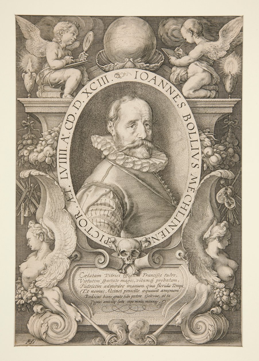 Retrato de Hans Ball de Hendrick Goltzius