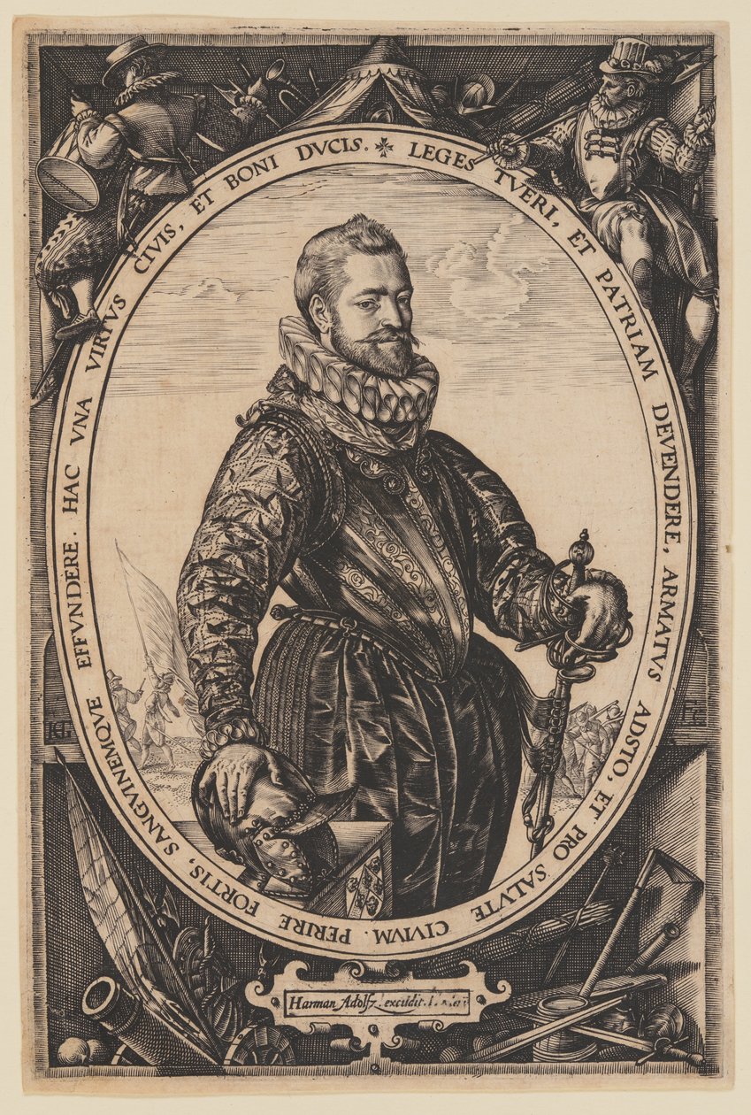 Retrato de Jacques de la Faille de Hendrick Goltzius