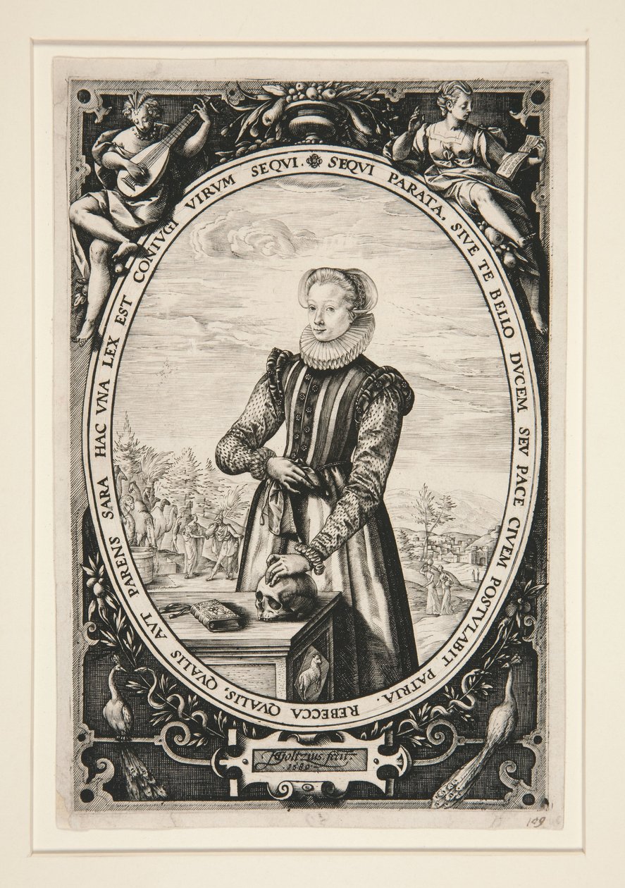 Retrato de Josina Hamels de Hendrick Goltzius