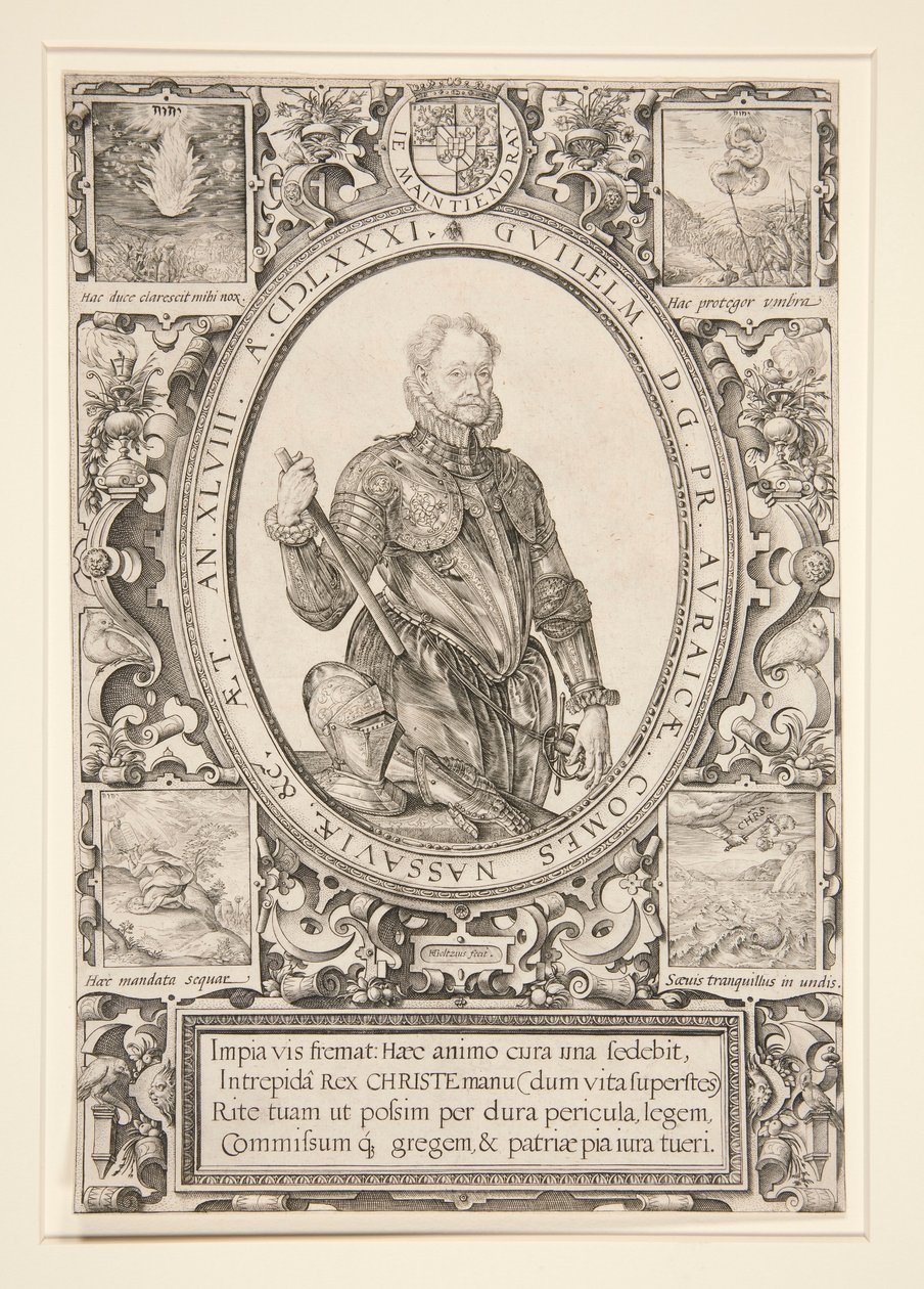 Retrato de Guilherme de Orange de Hendrick Goltzius