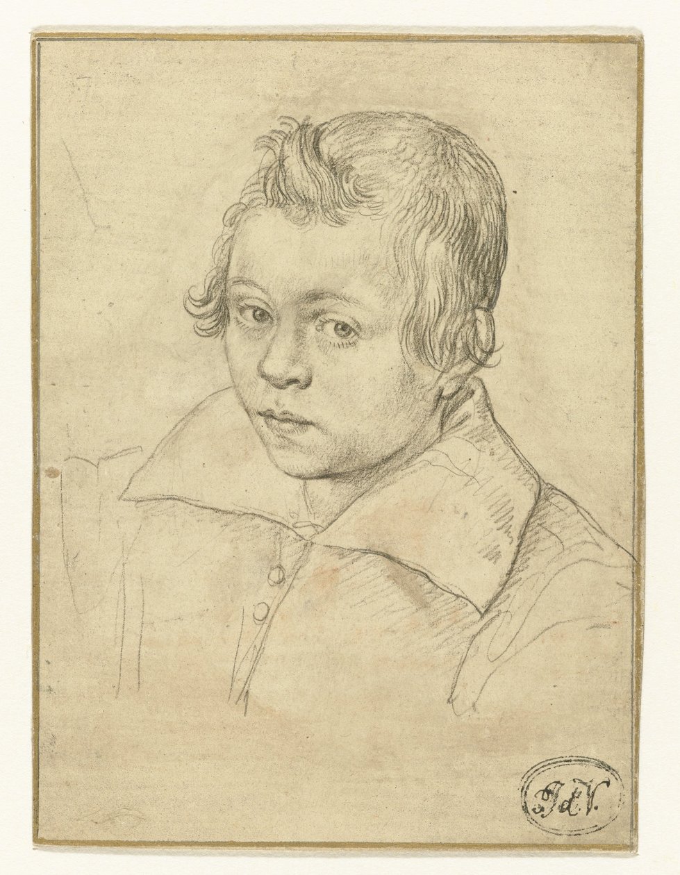 Retrato de Christiaen Rodenburg () de Hendrick Goltzius