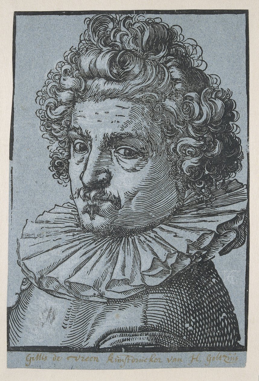 Retrato de Gillis van Breen de Hendrick Goltzius