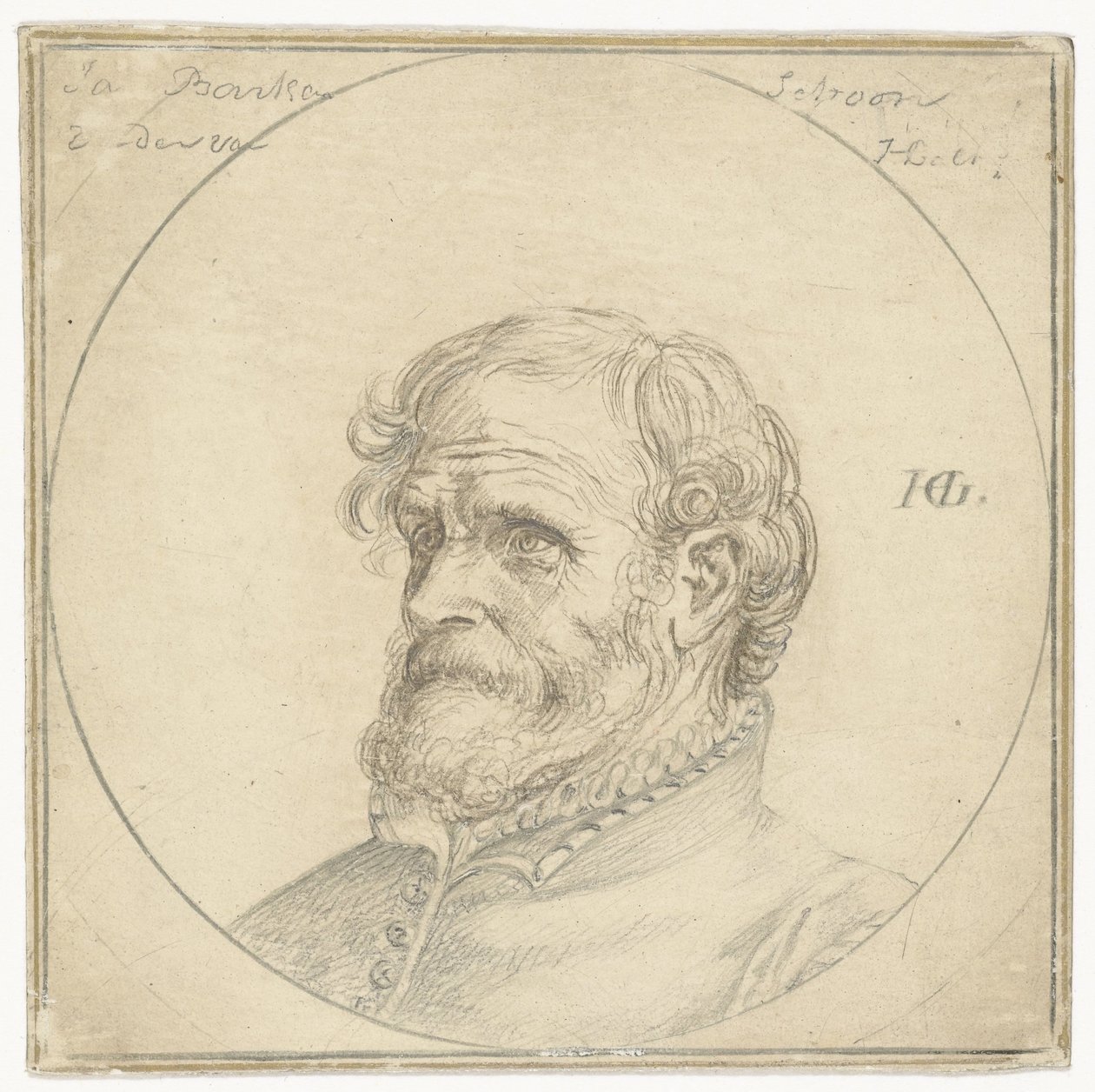 Retrato de Jan Baertsen de Hendrick Goltzius