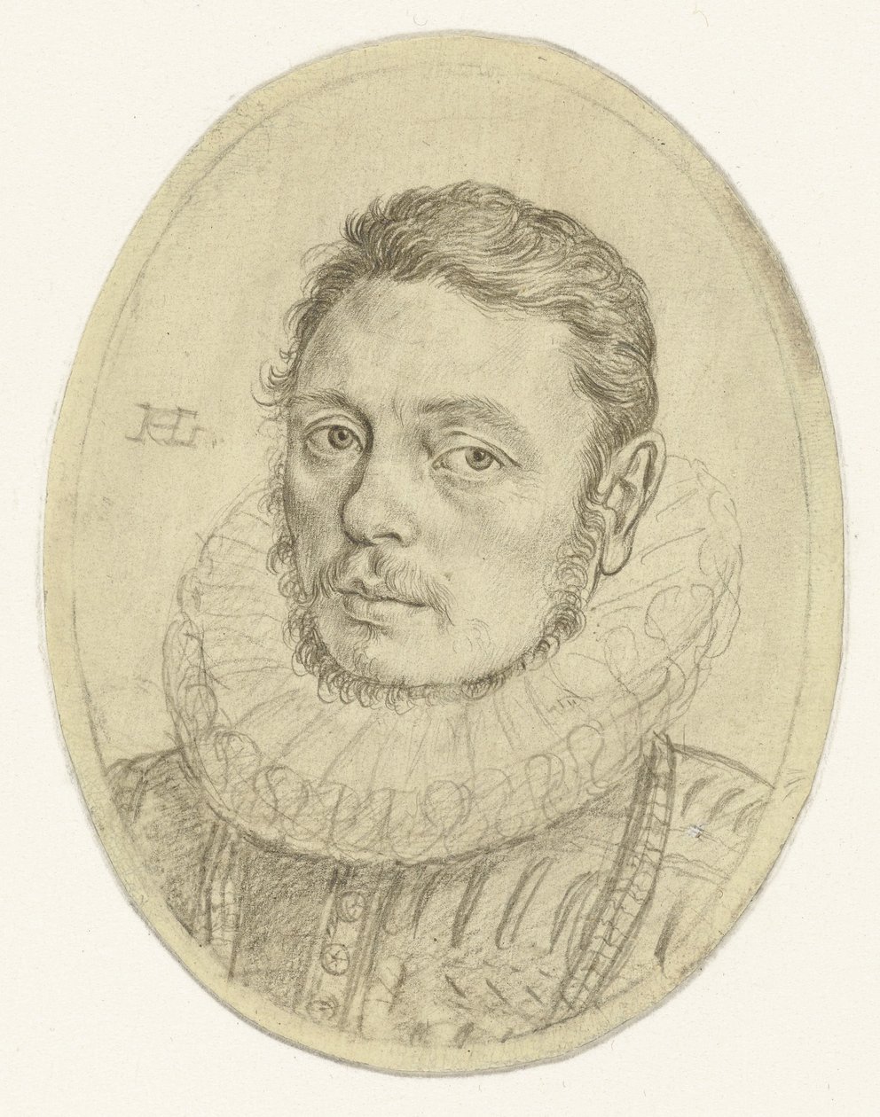 Retrato de Pieter Dircksz. Hasselaer () de Hendrick Goltzius